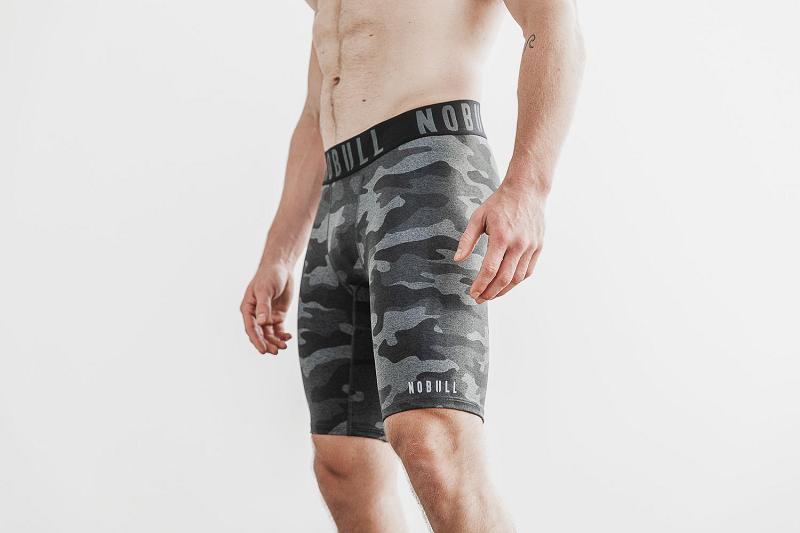 Dark / Grey Nobull Compression Short 9\